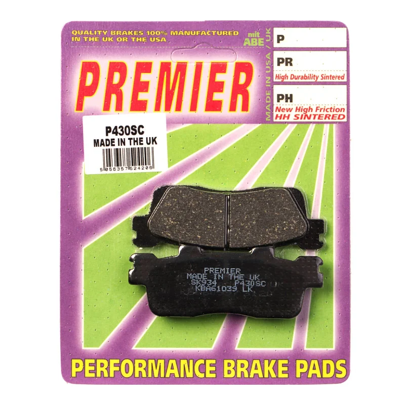 Cycling band sweat-Premier Brake Pads - P-SC Organic Scooter