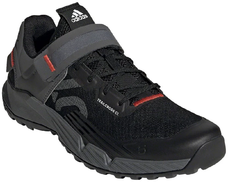 Bicycle fork clip-Five Ten Trailcross Mountain Clipless Shoes - Womens Core BLK/Gray Three/Red 10.5