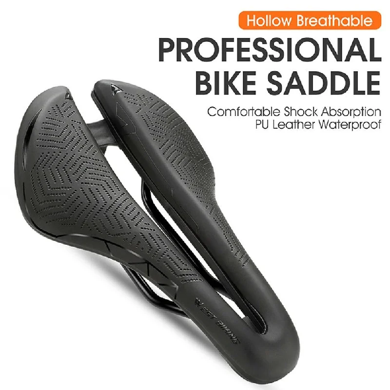 Cycling vest warm-Hollow Breathable Bike Saddle Bicycle Seats Soft Cycling Cushion Bike Saddle PU Waterproof Cycling Accessories