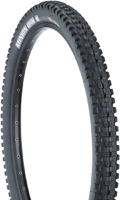 Bicycle tire strap-Maxxis Minion DHR II Tire - 29 x 2.4 Tubeless Folding BLK 3C MaxxGrip EXO+ Wide Trail