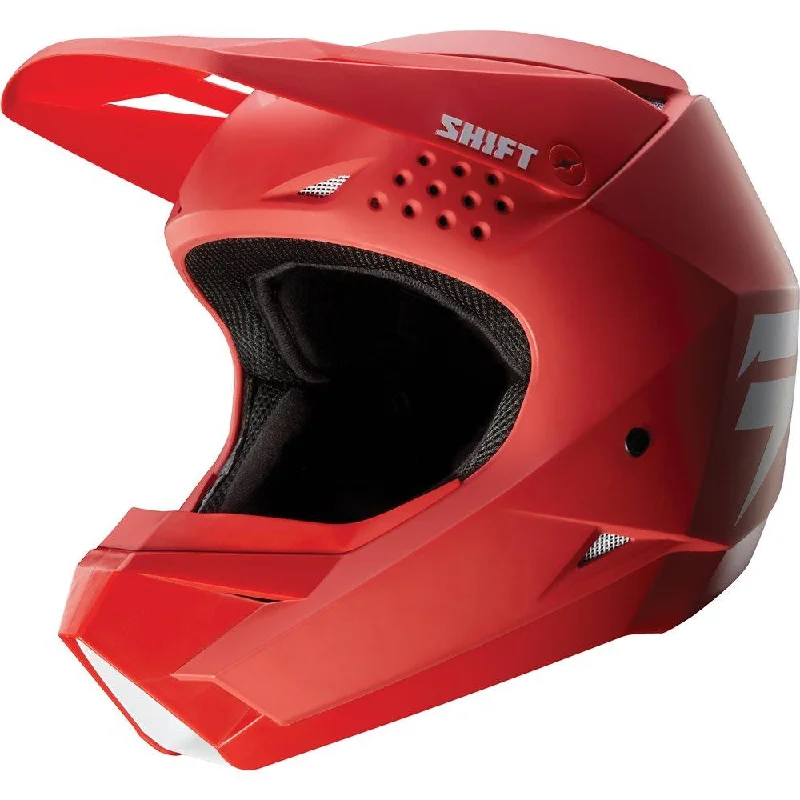 Mountain bike lever-SHIFT WHIT3 LABEL YOUTH HELMET - RED