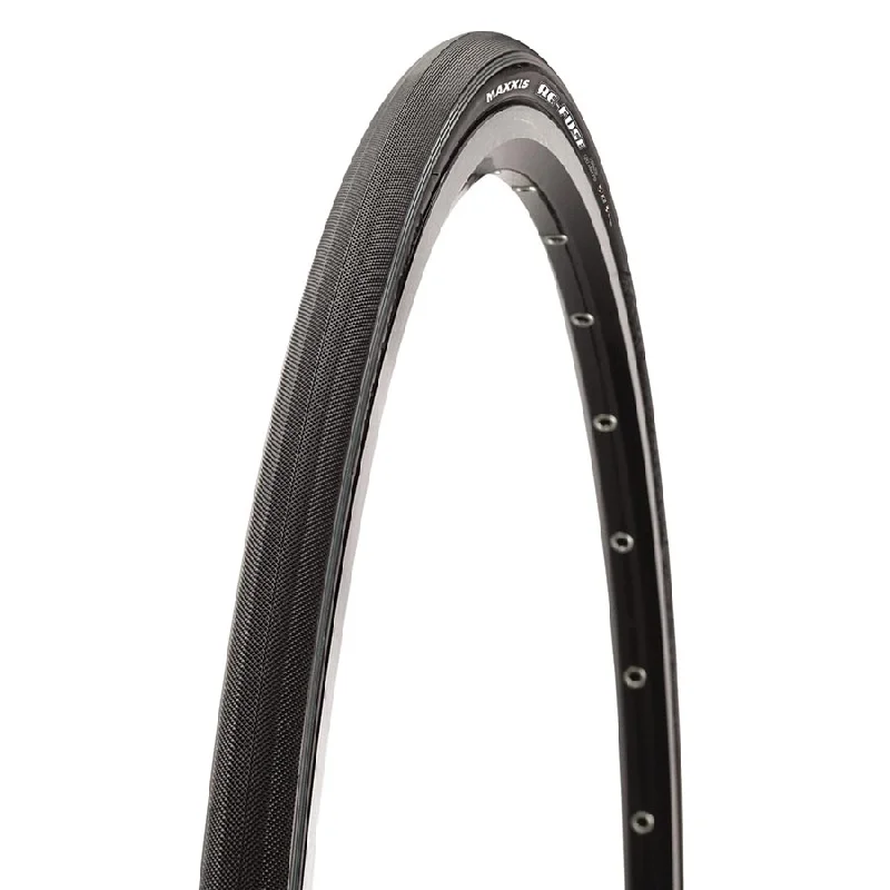 Mountain bike clamp-Maxxis Re-Fuse Gen 2 Tire - 700 x 28 Clincher Folding BLK Single MaxxShield