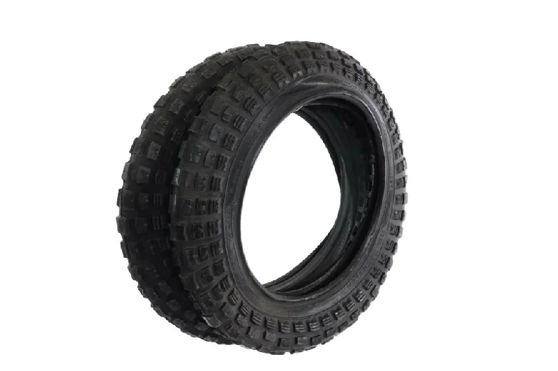 Mountain bike liner-PAIR OF CHUNKY TREAD 12 1-2" x 2 1-4" KIDS BIKES OR SCOOTER BLACK TYRES