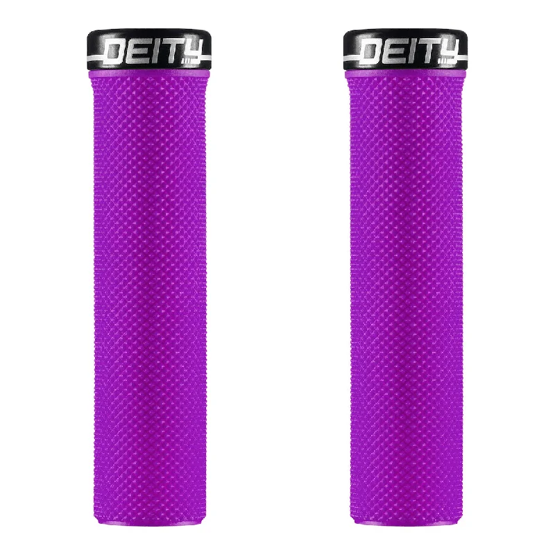 Bike seat clip-Deity Slimfit Grips Purple