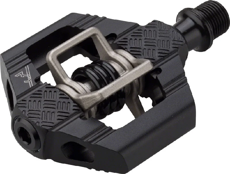 Bicycle tire plug-Crankbrothers Candy 3 Pedals - Dual Sided Clipless Aluminum 9/16" Black