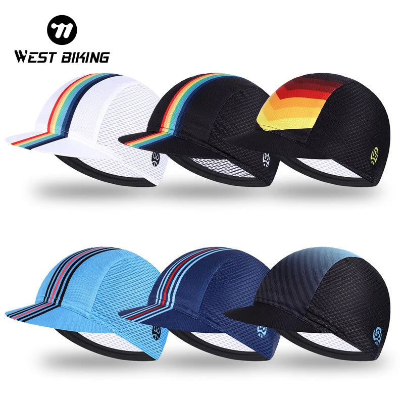 Cycling pants thermal-Anti-UV Summer Cycling Caps MTB Road Bicycle Motorcycle Helmet Liner Travel Sport Headwear Bicycle Riding Sun Hat