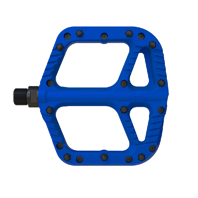 Bicycle lock clip-OneUp Components Comp Platform Pedals Blue