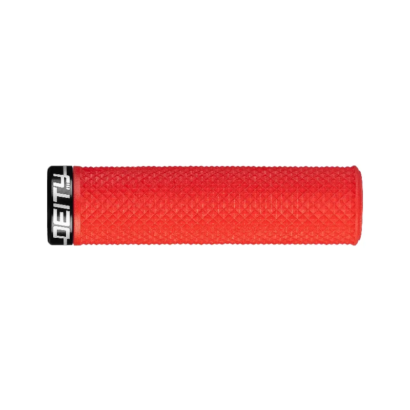 Bike chain brush-Deity Supracush Grips Red