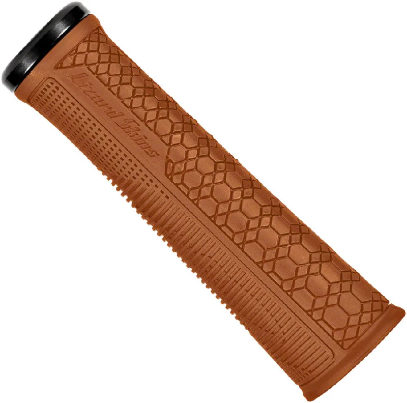 Mountain bike pads-Lizard Skins Gradient Lock-On Grips - Gum