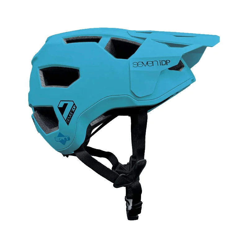 Bicycle spoke strap-7 iDP Project 21 Trail MTB Helmet - Matt Electric Blue