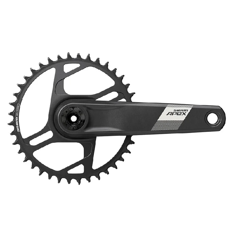 Road bike liner-SRAM Apex 1 Wide Crankset - 160mm 12-Speed 40t Direct Mount DUB Spindle Interface BLK D1