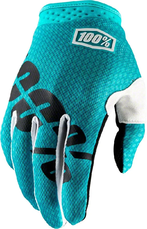 Mountain bike clamp-100% iTrack Glove Teal 2X