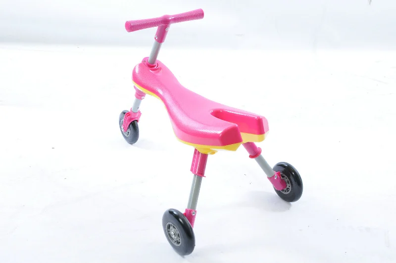 Bicycle ceiling mount-SCUTTLE BUG TRIKE KIDS MINI SCOOT ALONG FOLDING TRIKE PINK 1-4 YR GREAT PRESENT