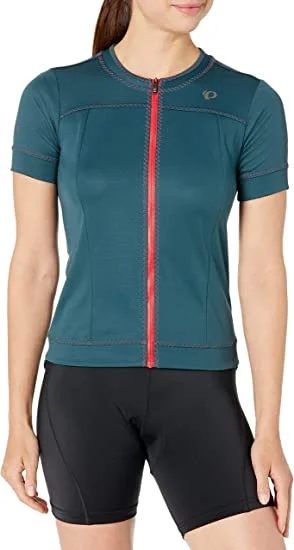 Cycling rain slick-Pearl Izumi Elite Escape Short Sleeve Road Jersey - Womens - Midnight Navy