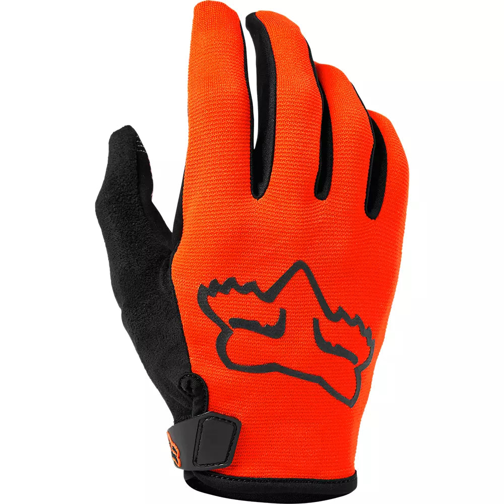 Cycling rain slick-Fox Racing Ranger MTB Glove - Youth - Fluorescent Orange