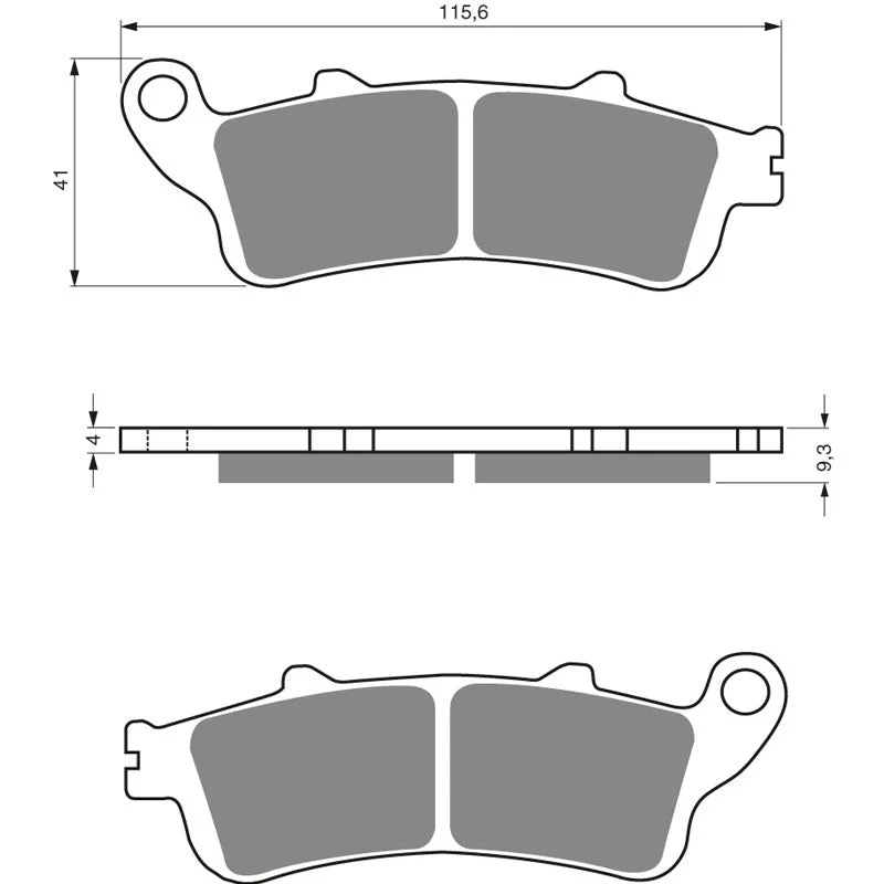 Cycling vest bright-Premier Brake Pads - PH Street Sintered (GF135S3)