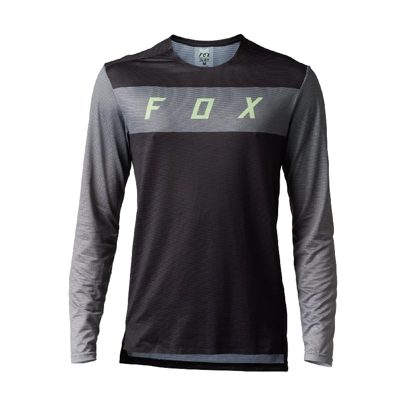 Bicycle gear strap-FOX FLEXAIR ARCADIA LS JERSEY - BLACK