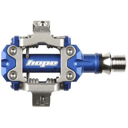 Road bike axle-Hope Union RC Pedals Blue