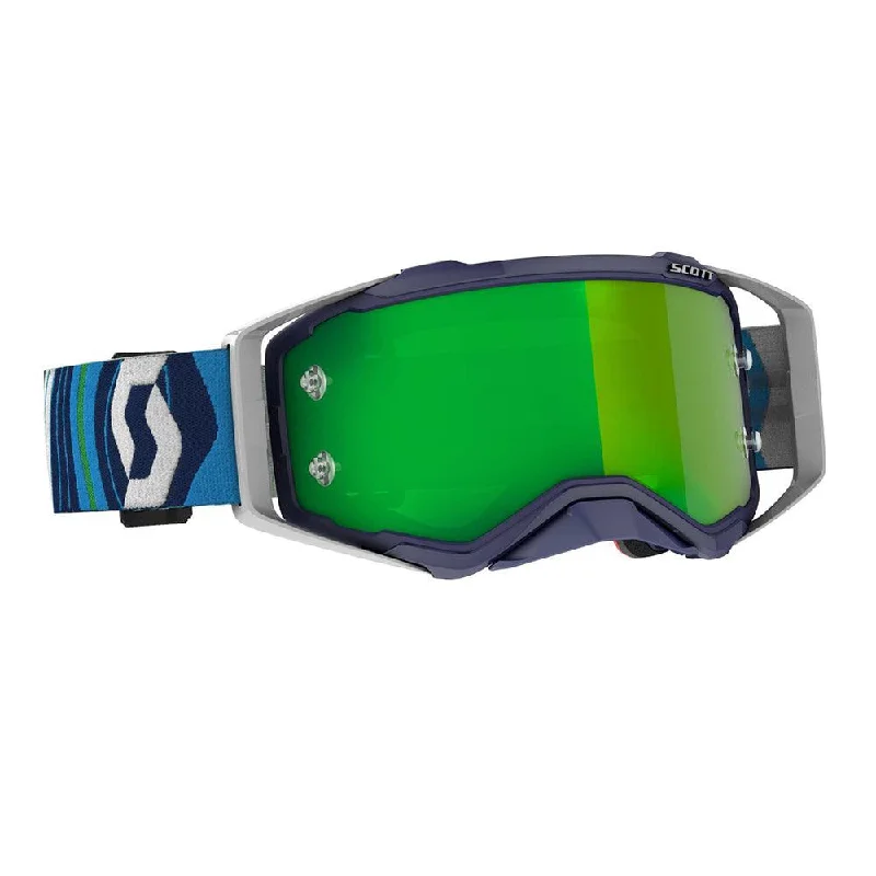 Cycling helmet strap-SCOTT 2021 PROSPECT GOGGLE - BLUE/GREEN (GREEN CHROME)