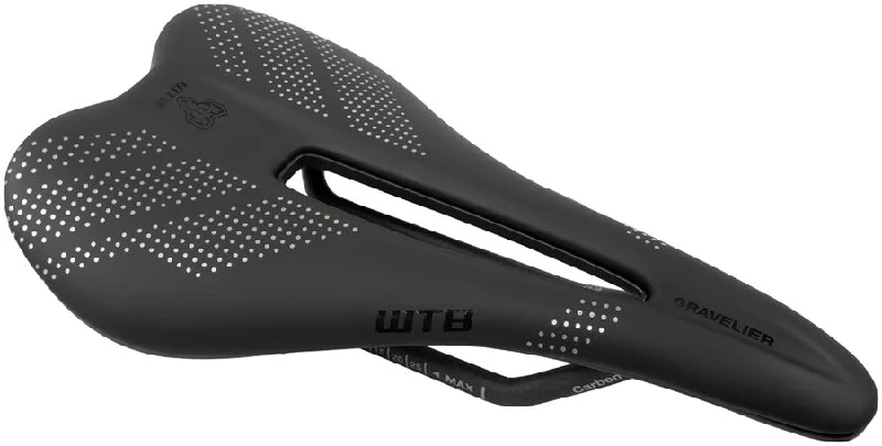 Bicycle gear clip-WTB Gravelier Saddle - Black Carbon