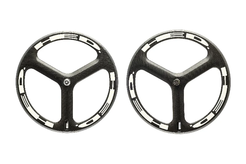 Road bike pads-HED Tri Spoke Carbon Clincher 700c Wheelset