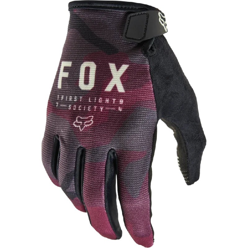 Mountain bike axle-Fox Racing Ranger MTB Glove - Dark Maroon