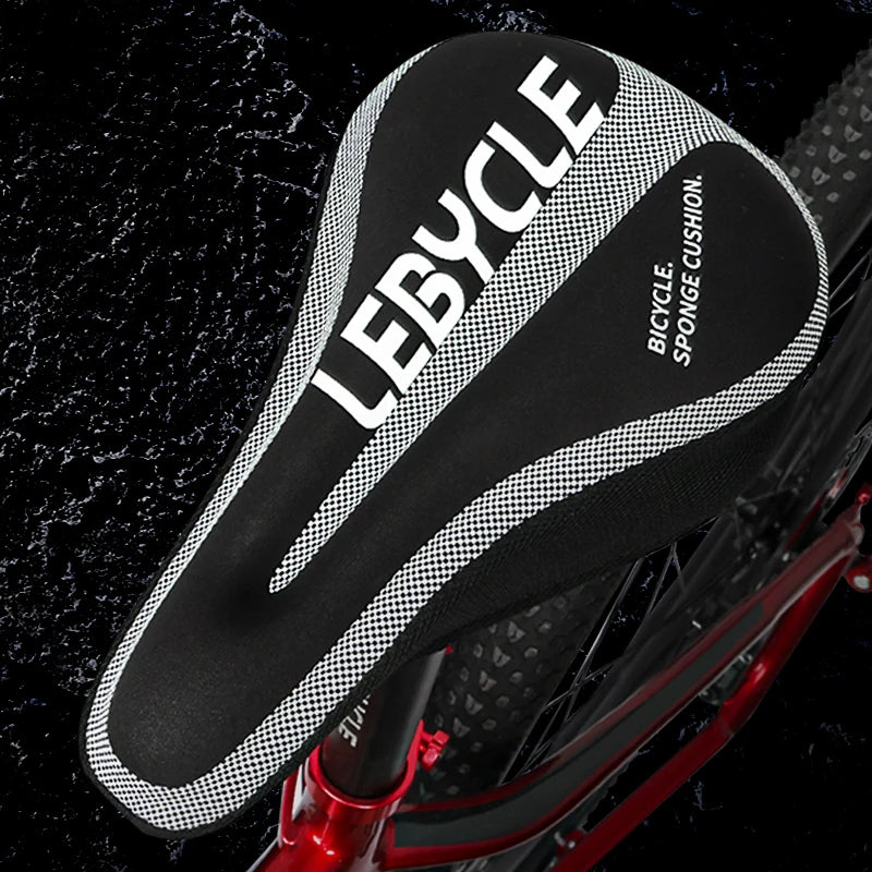 Bicycle spoke bar-Lebycle Silicone Sponge Bike Seat Cover Soft Gel Bicycle Seat Bike Saddle Seat Cushion For Bicycle Accessories Bike Saddle Cover