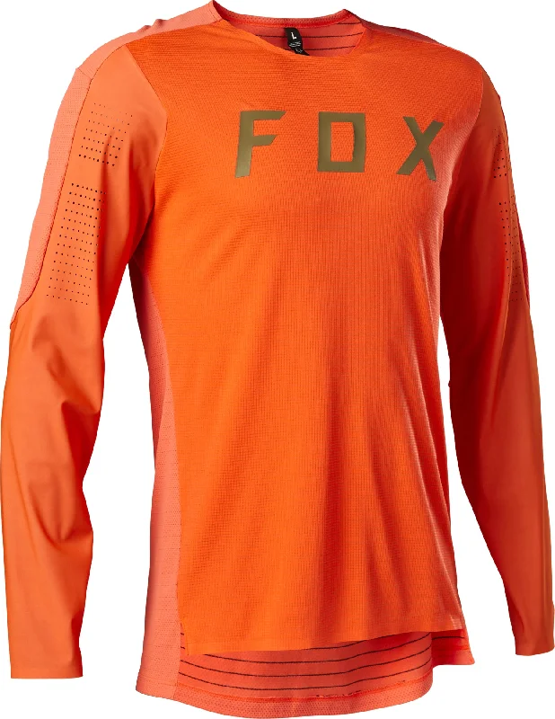 Bike frame pad-FOX FLEXAIR PRO LS JERSEY - FLO ORANGE