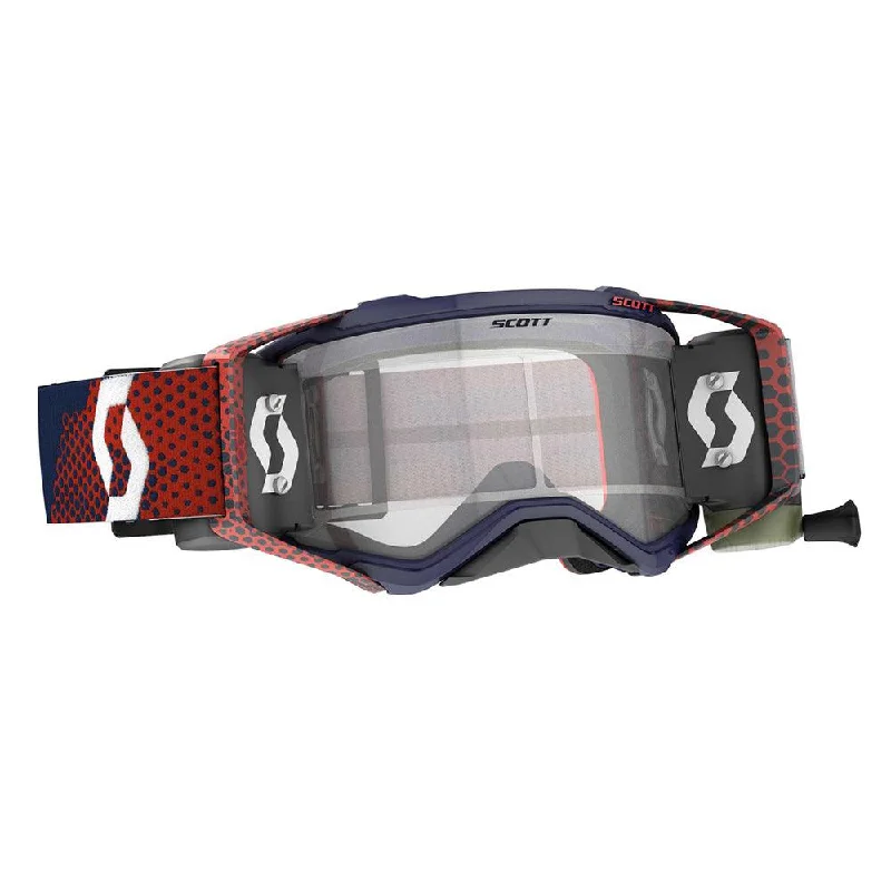 Bicycle seatpost dropper-SCOTT 2021 PROSPECT WFS GOGGLE - RED/BLUE (CLEAR)