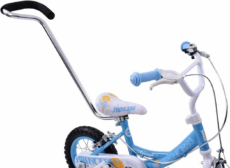 Bicycle pump mini-SUPER DELUXE BICYCLE PARENT POLE, KIDDIES BIKE CONTROL QUICK RELEASE ALLOY