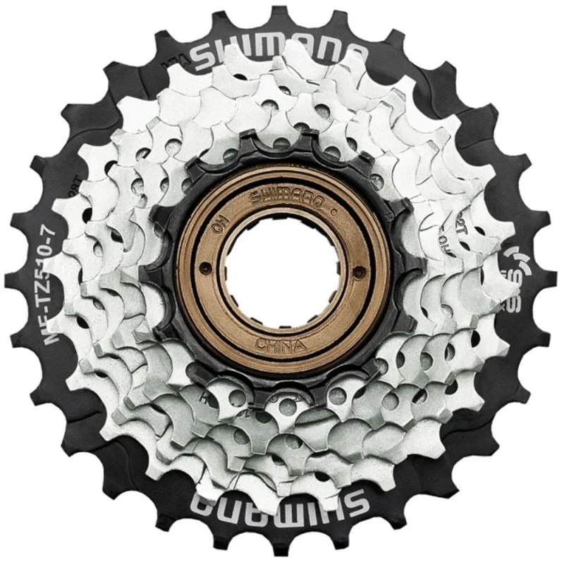 Bike wheel strip-Shimano Cassette Tz510 Freewheel 7Spd 14-28T