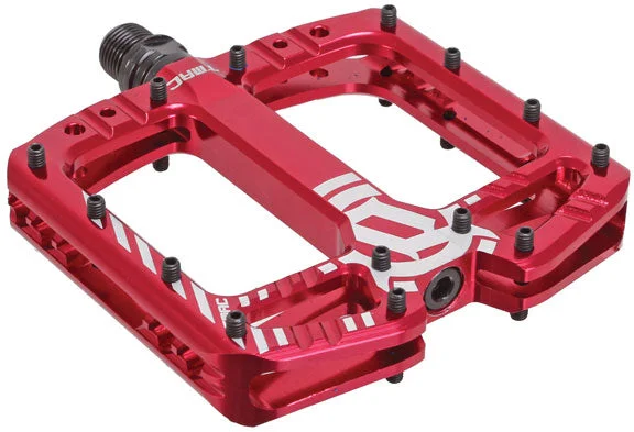 Mountain bike pads-Deity TMAC Pedals Red Ano