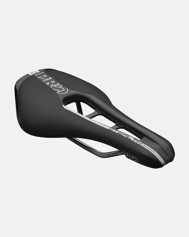 Bicycle gear strap-PRO Stealth Sport Saddle - Black