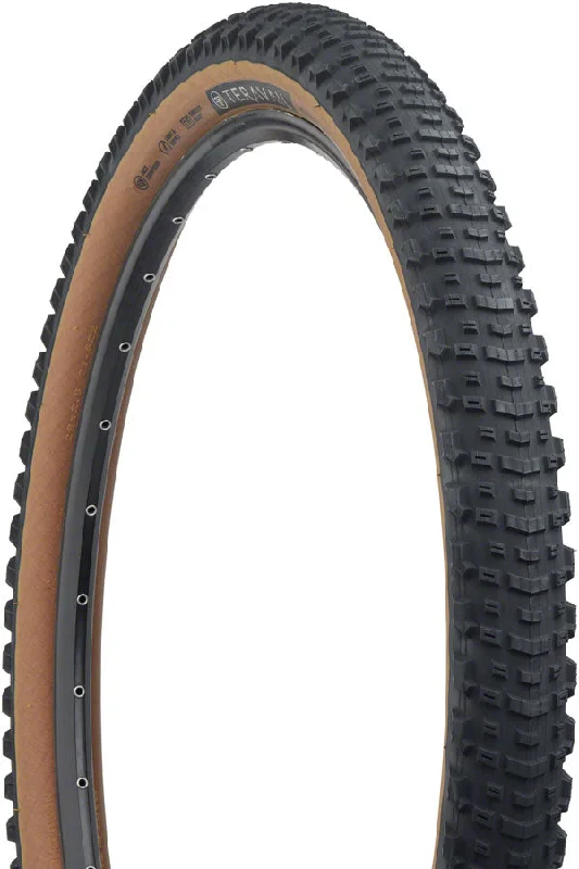 Bicycle wall strap-Teravail Oxbow Tire - 29 x 2.8 Tubeless Folding Tan Light and Supple