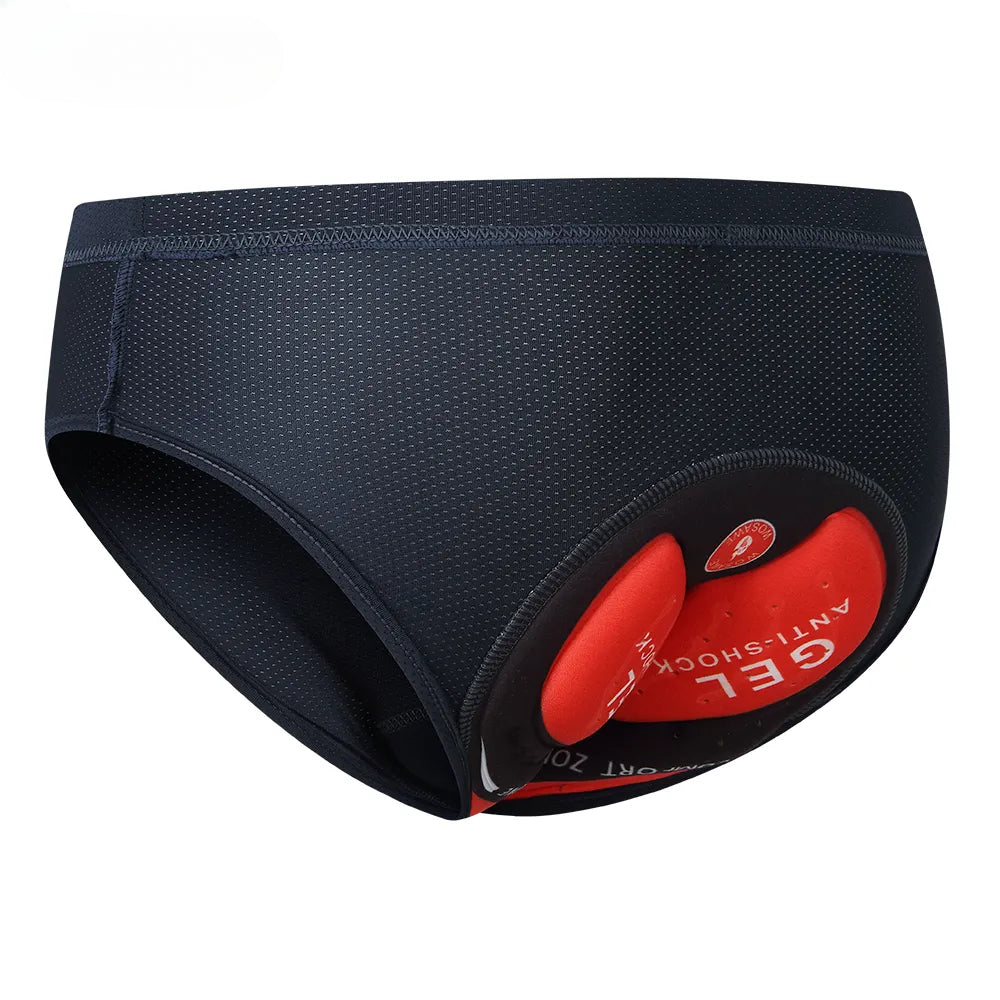 Bicycle basket bar-Men Women Under Shorts Padded Cycling Underwear Triangle Breathable Bicycle Underpants Mtb Bike Briefs Chamois Panties