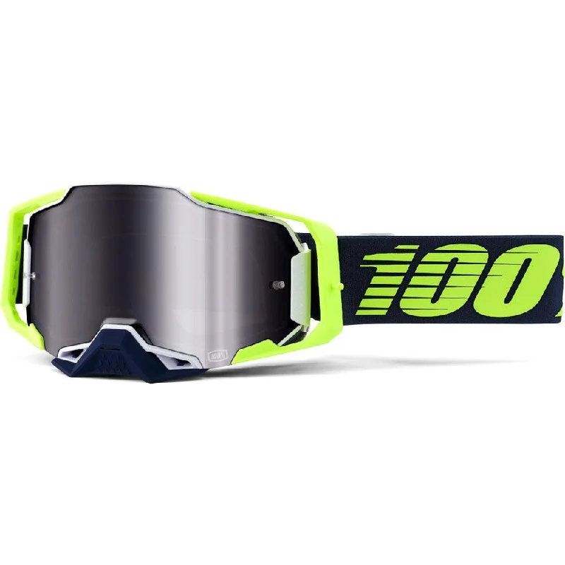 Mountain bike guard-100% 2021 ARMEGA GOGGLE - DEKER (SILVER MIRROR)