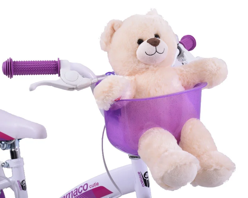 Bike frame strap-KIDDIES BIKE TEDDY OR DOLLY CARRIER FITS ON HANDLEBARS PURPLE GREAT PRESENT