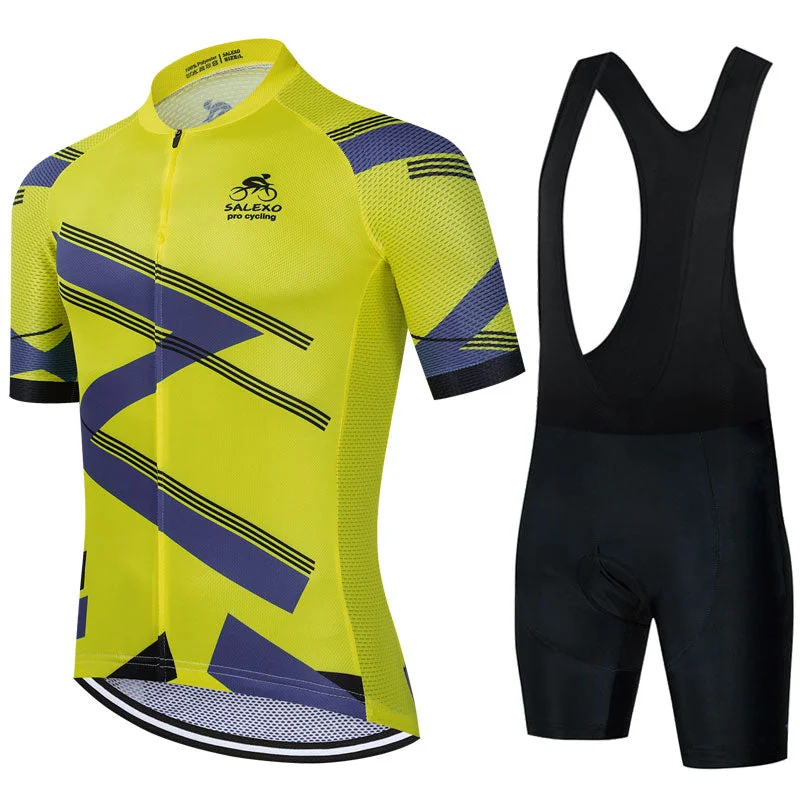 Road bike flats-Salexo Cycling Uniform Jersey Sets (3 Variants)