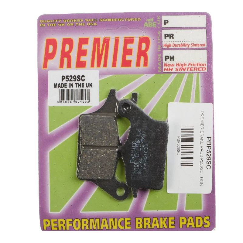 Bicycle rack pad-Premier Brake Pads - P-SC Organic Scooter