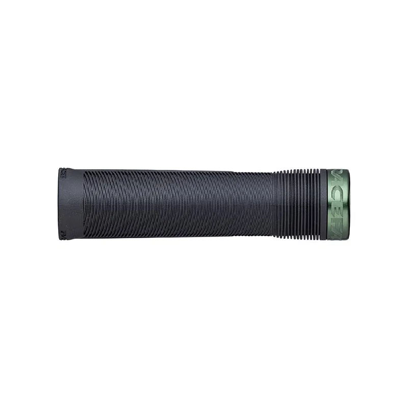 Mountain bike axle-RaceFace Chester Grips - Lock-On Black/Green 31mm