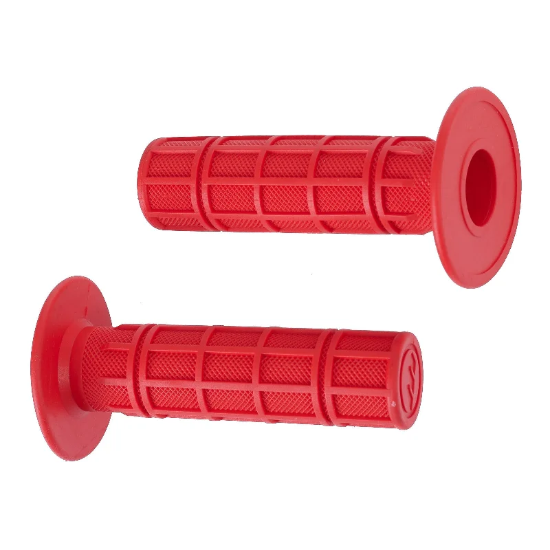 Bike chain pad-WHITES MX FULL WAFFLE GRIP - RED