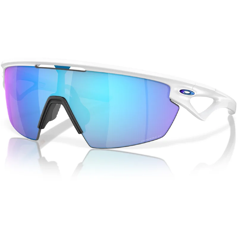 Mountain bike lever-Occhiali Oakley Sphaera - Matte White Prizm Sapphire Polarized