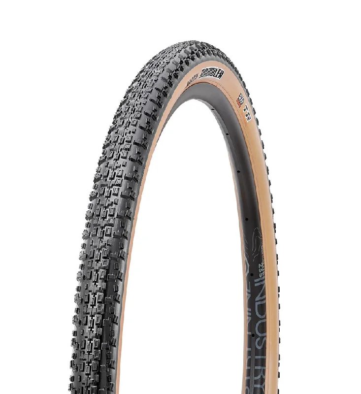 Bicycle chain pad-Maxxis Rambler Tire - 700 x 45 Tubeless Folding Black/Tan Dual EXO