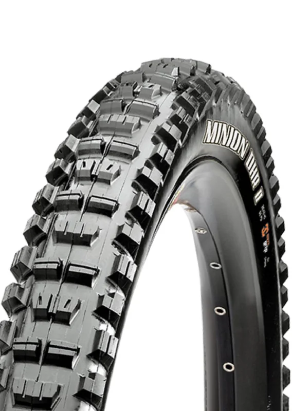 Mountain bike axle-Maxxis Downhill Minion DHR II 3C Maxx Grip F60TPI Mountain Bike Tires - 29" x 2.4"