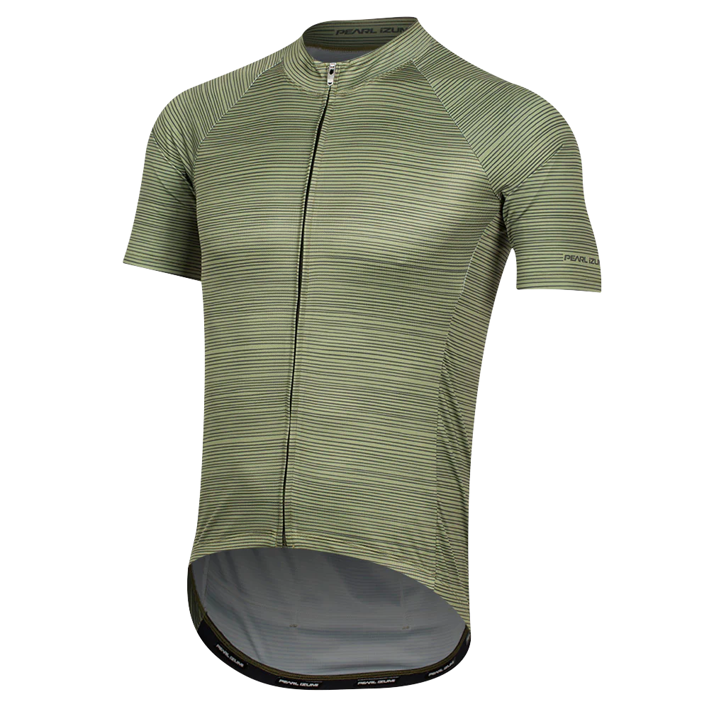 Bike wheel beam-Pearl Izumi Elite Pursuit Graphic Short Sleeve Road Jersey - Willow-Forest Stripe