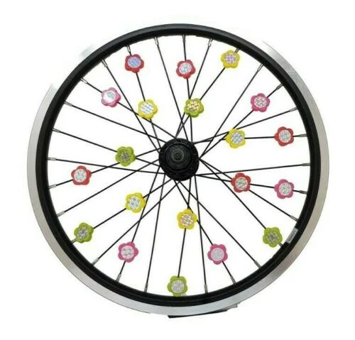 Cycling rain tights-Multi coloured Clip On Spokey Dokeys - Colourful Bike Wheel Spoke Beads for Kids