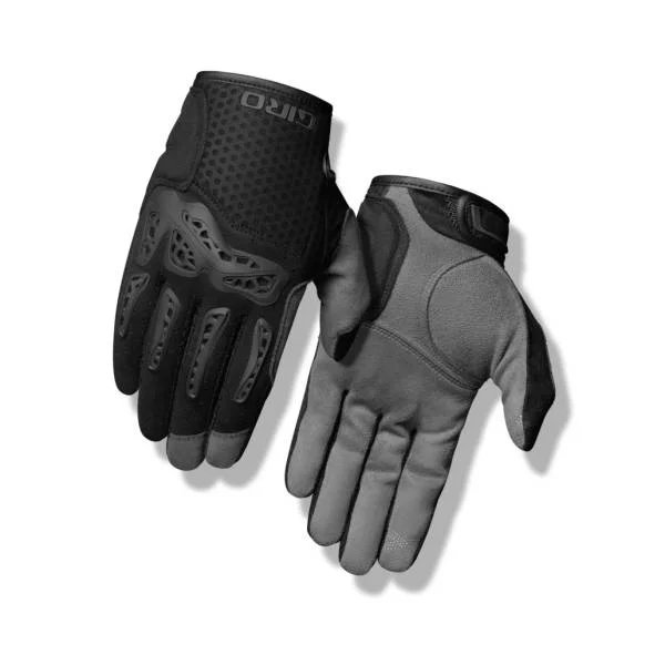 Bicycle bar clip-Giro Gnar MTB Glove - Dark Shadow-Black