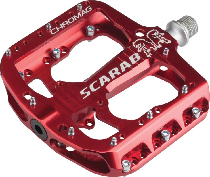 Bicycle bar clip-Chromag Scarab Pedals Red