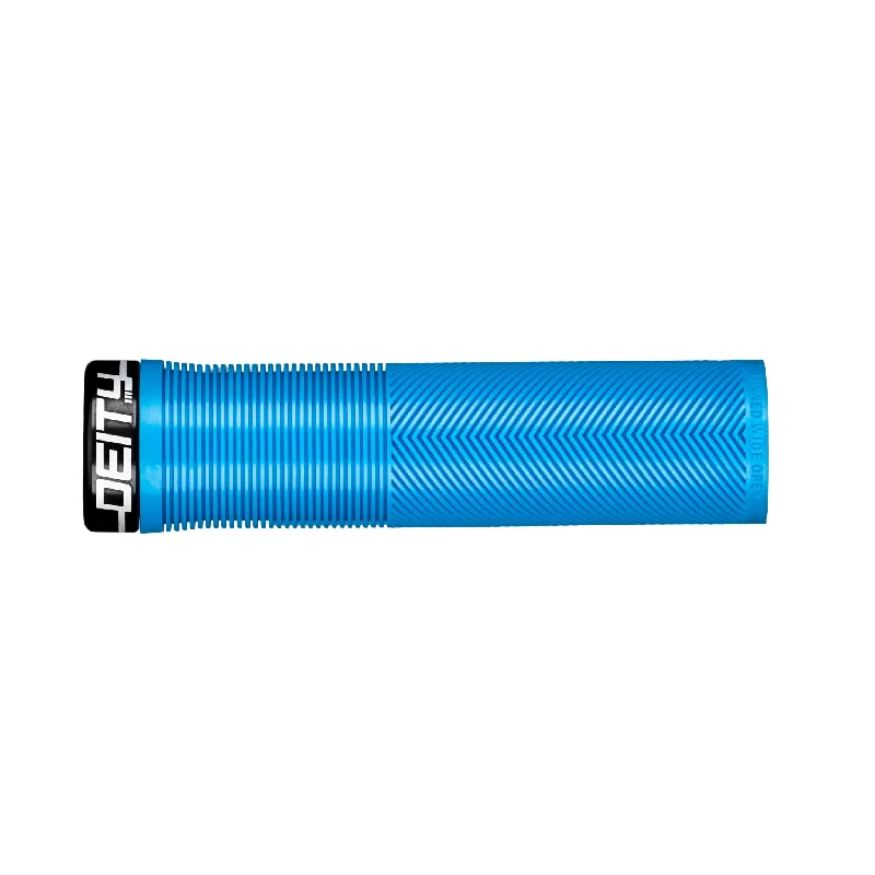 Cycling water tube-Deity Knuckleduster Grips Blue