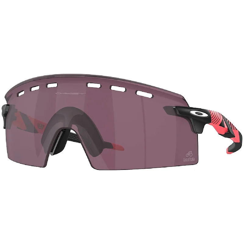 Cycling lamp beam-Occhiali Oakley Encoder Strike Vented Giro d'Italia - Pink Stripes Prizm Road